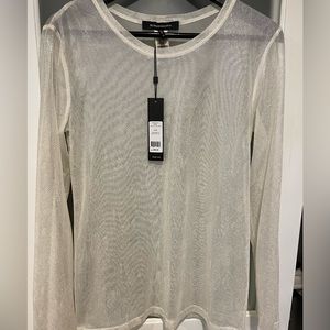 BCBG Sheer Top